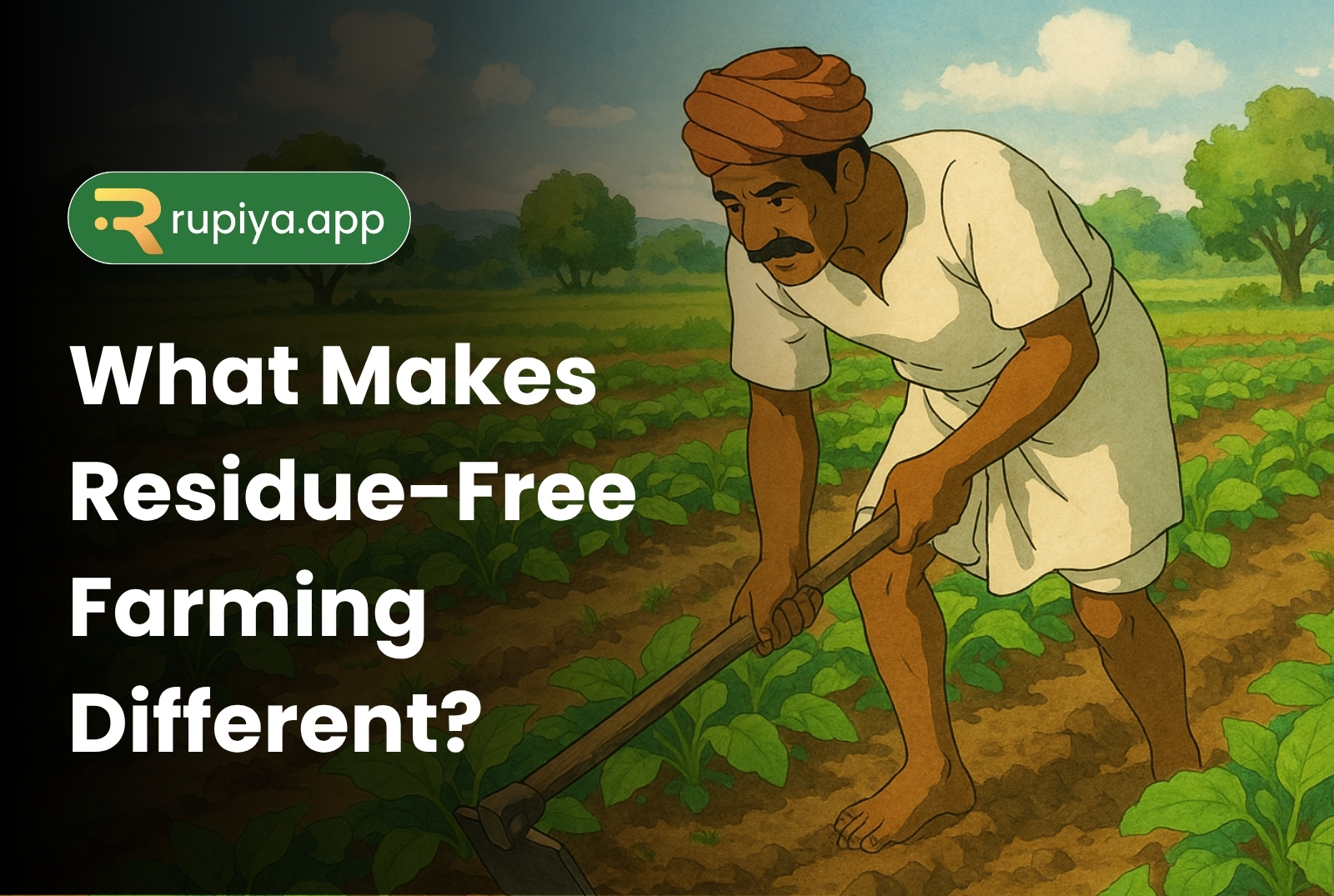 What Makes Residue Free Farming Different