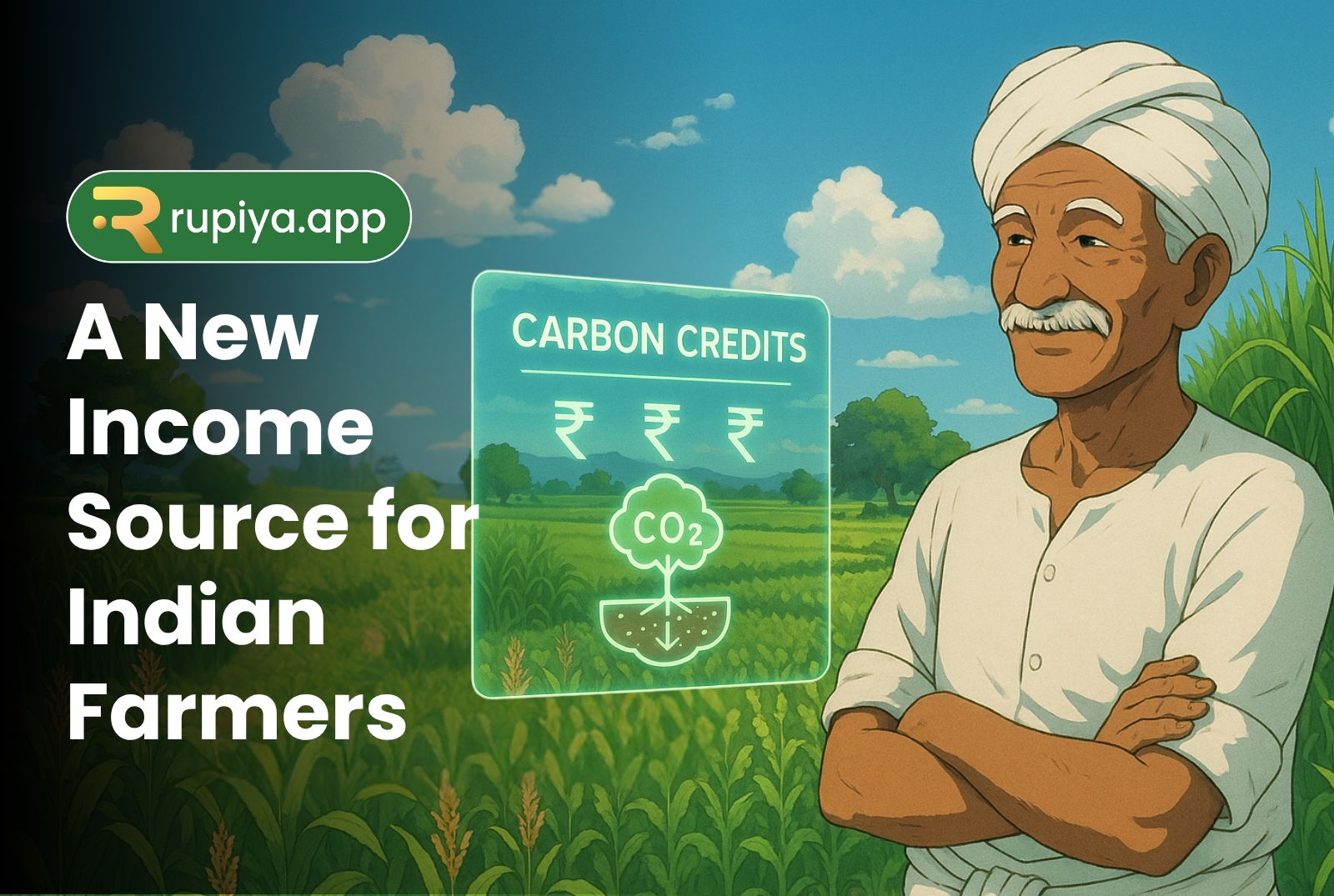 Carbon Credits in Agriculture A New Income Source for Indian Farmers