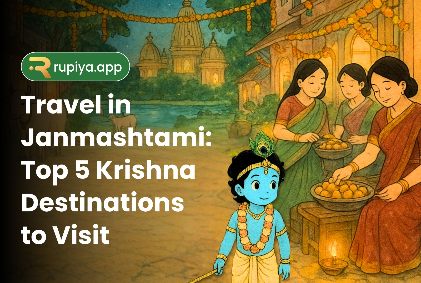 Travel in Janmashtami – Top 5 Krishna Destinations to Visit
