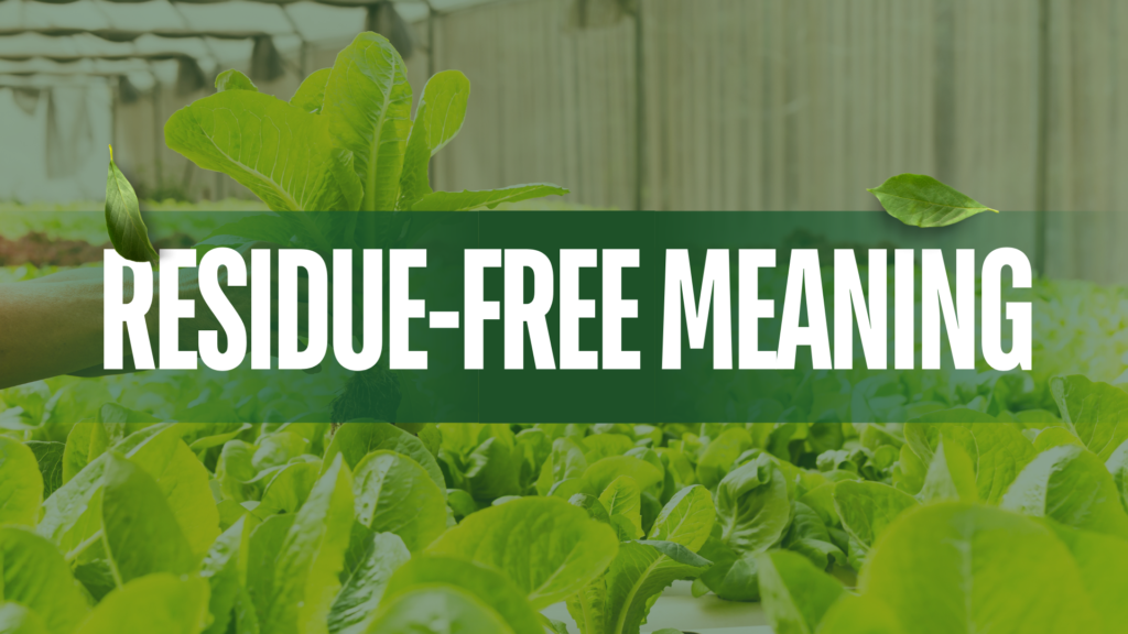 Residue-Free Meaning